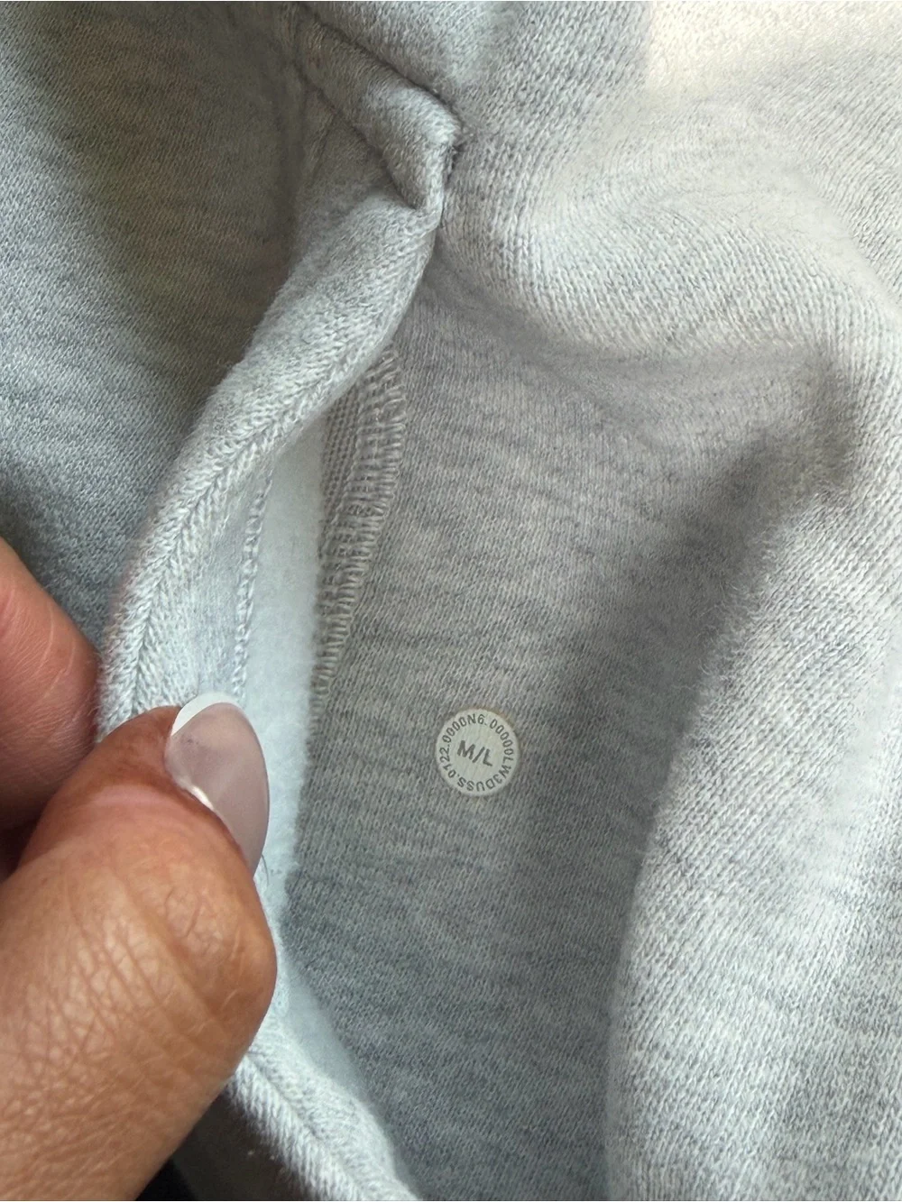 Lululemon Gray Half-Zip Hooded Scuba